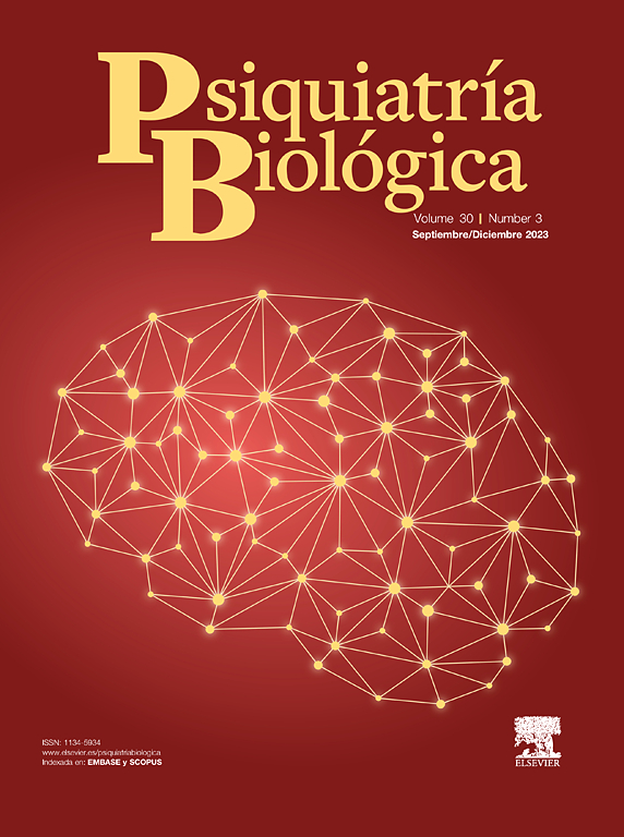 Go to journal home page - Psiquiatría Biológica